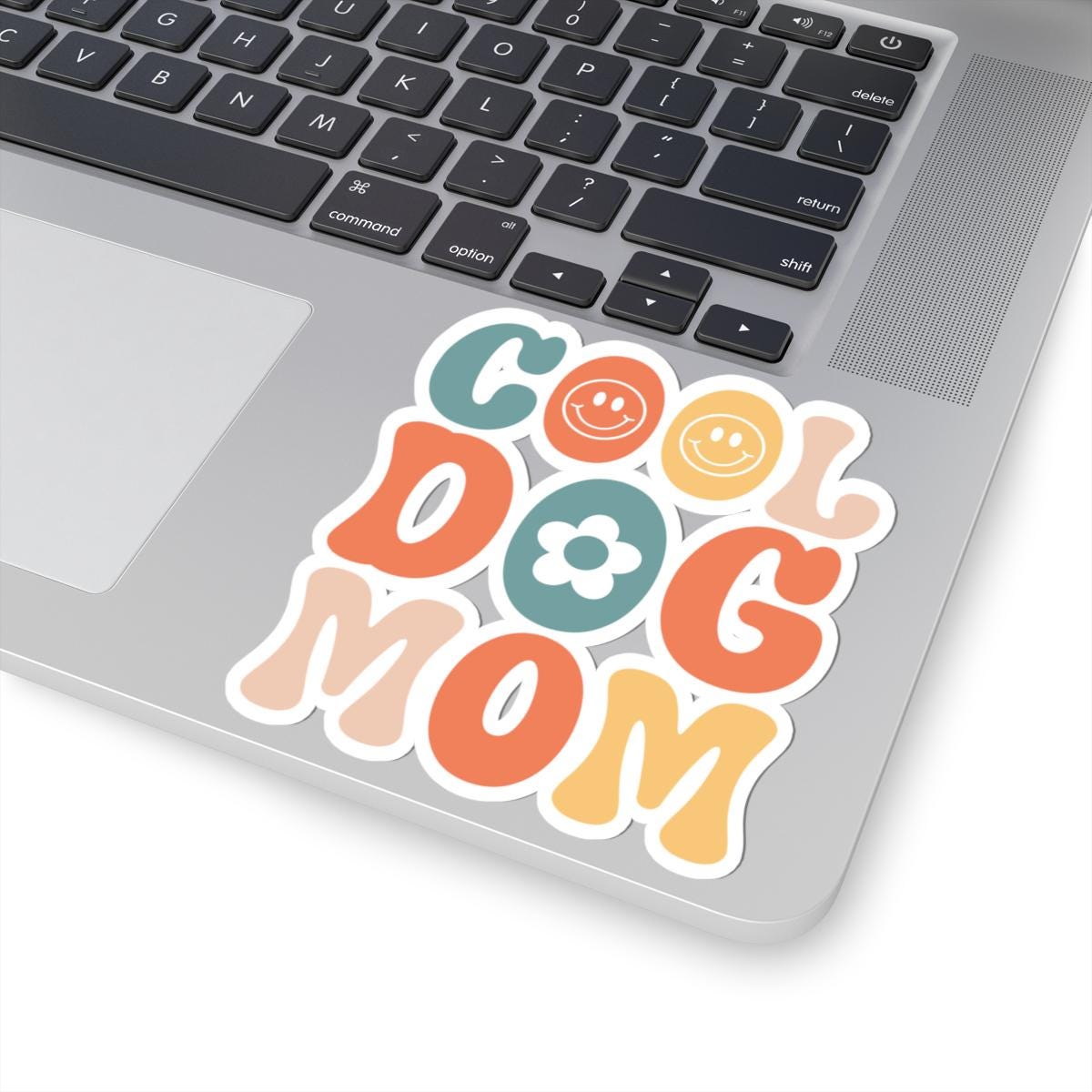 Cool Dog Mom Kiss-Cut Stickers, Fun Laptop Stickers, Dog Lover Gifts, Quirky Pet Owner Decals, Cute Home Decor